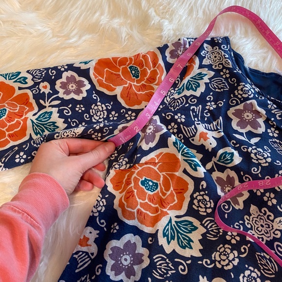 Old Navy floral and bird unique boho dress size medium - Picture 10 of 16